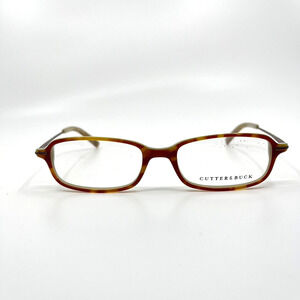 CUTTER & BUCK Bayside Blonde 52-17-140 Brown Tortoise Frames Flex Hinges H6713